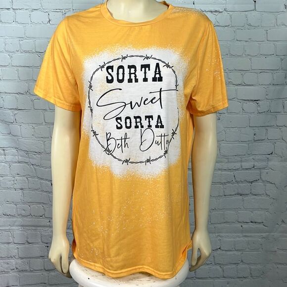 Women’s Yellowstone Graphic Tee Sorta Sweet Sorta Beth Dutton - Picture 1 of 5